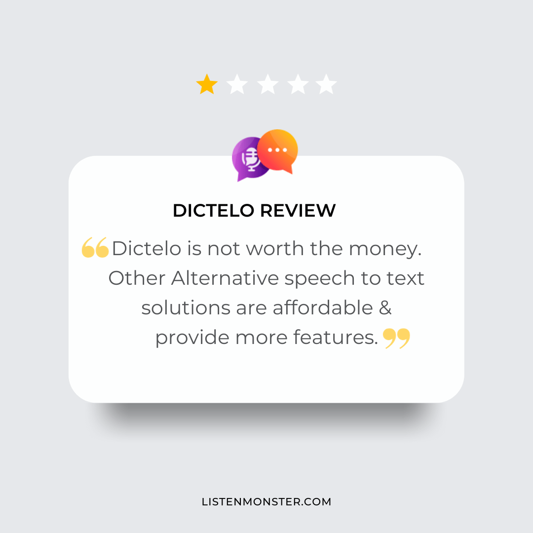 Dictelo review