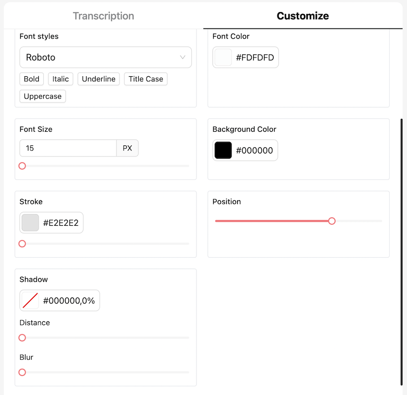 ListenMonster customization